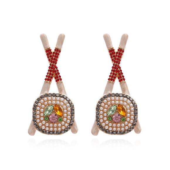 Baublebar Rhinestone Sushi Earrings - Picture 1 of 5